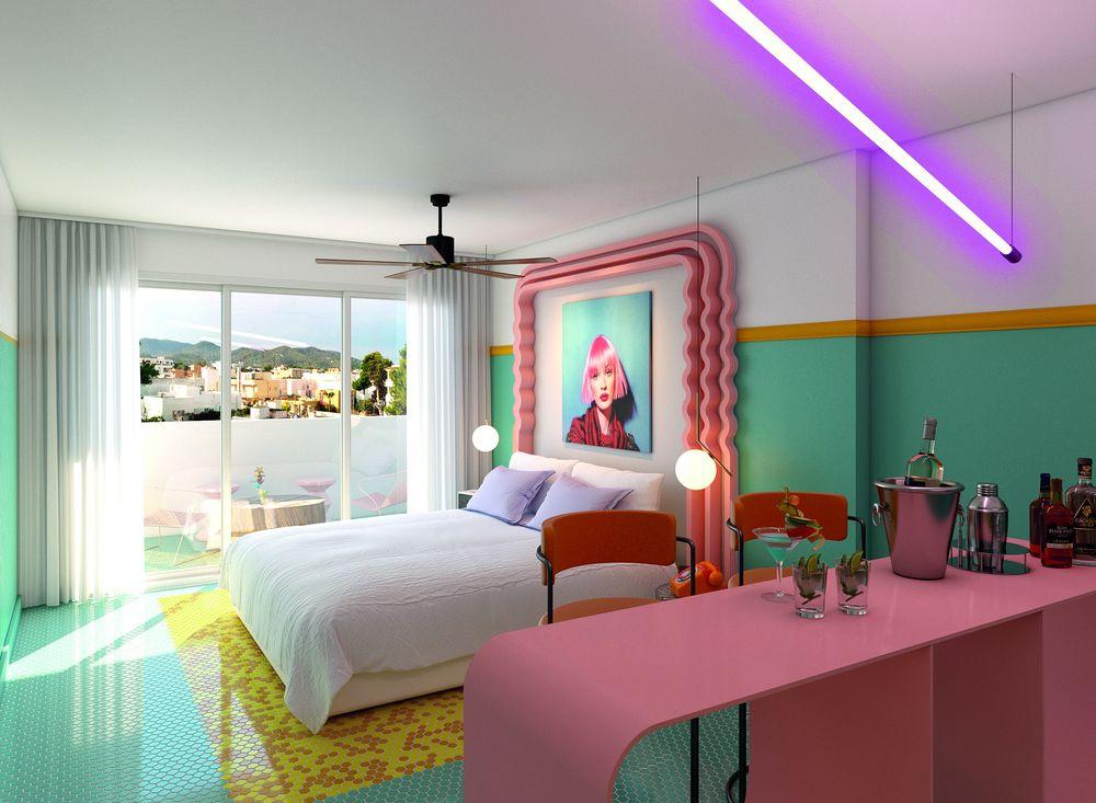 Apartamentos Blue Star (Adults Only) Sant Antoni de Portmany Esterno foto